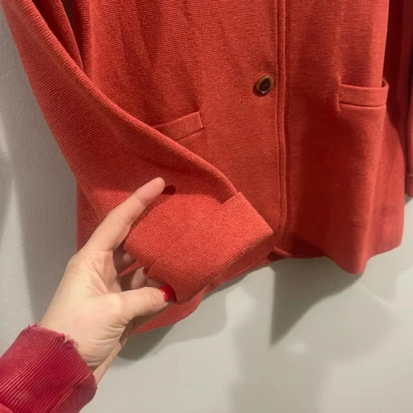 J.Crew Button Down Pocket Cardigan | Medium Burnt - Picture 4 of 8